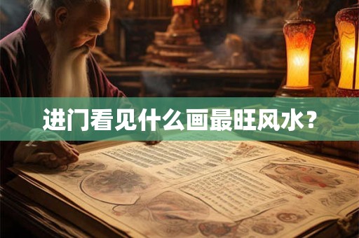进门看见什么画最旺风水？