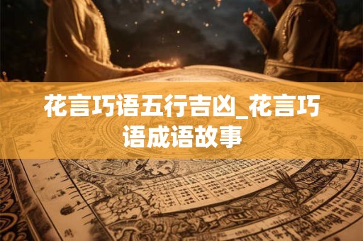 花言巧语五行吉凶_花言巧语成语故事