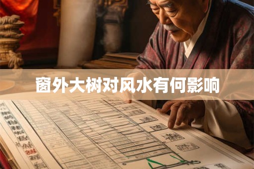 窗外大树对风水有何影响