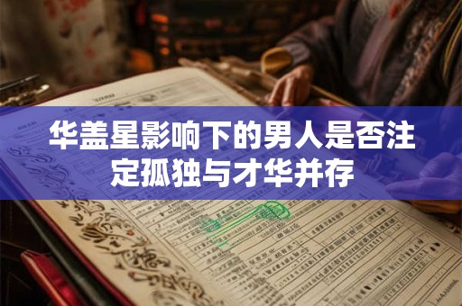 华盖星影响下的男人是否注定孤独与才华并存