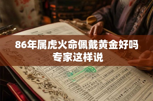 86年属虎火命佩戴黄金好吗 专家这样说