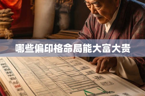 哪些偏印格命局能大富大贵
