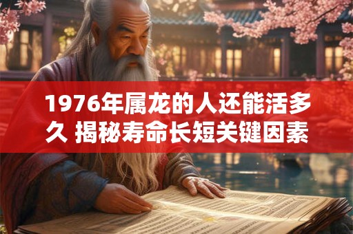 1976年属龙的人还能活多久 揭秘寿命长短关键因素 1976年属龙的人还能活多久 揭秘寿命长短关键因素