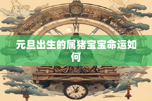 元旦出生的属猪宝宝命运如何