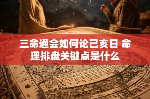 三命通会如何论己亥日 命理排盘关键点是什么