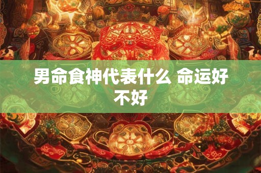 男命食神代表什么 命运好不好