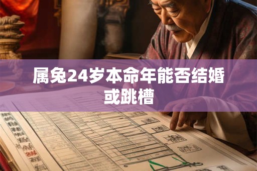 属兔24岁本命年能否结婚或跳槽