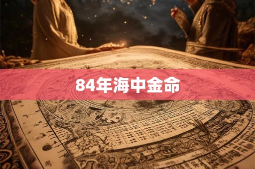 84年海中金命