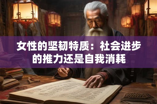女性的坚韧特质：社会进步的推力还是自我消耗