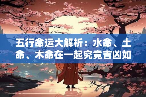 五行命运大解析：水命、土命、木命在一起究竟吉凶如何