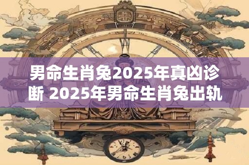 男命生肖兔2025年真凶诊断 2025年男命生肖兔出轨真相