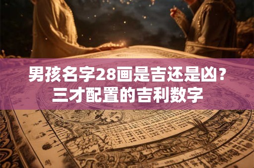 男孩名字28画是吉还是凶？三才配置的吉利数字