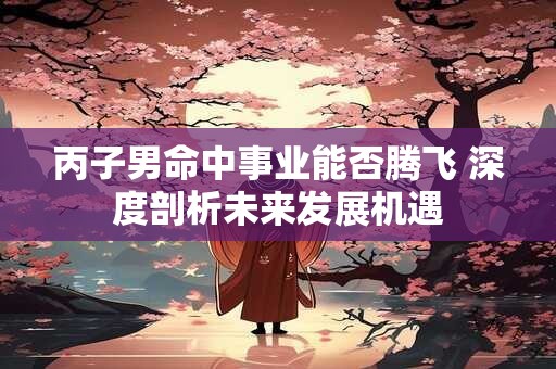 丙子男命中事业能否腾飞 深度剖析未来发展机遇