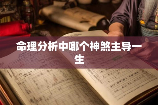 命理分析中哪个神煞主导一生