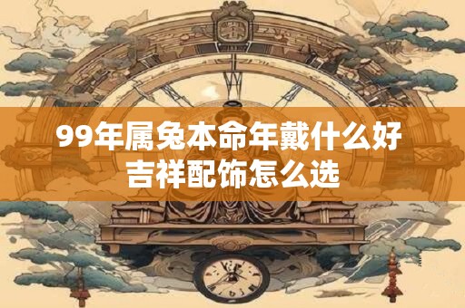 99年属兔本命年戴什么好 吉祥配饰怎么选