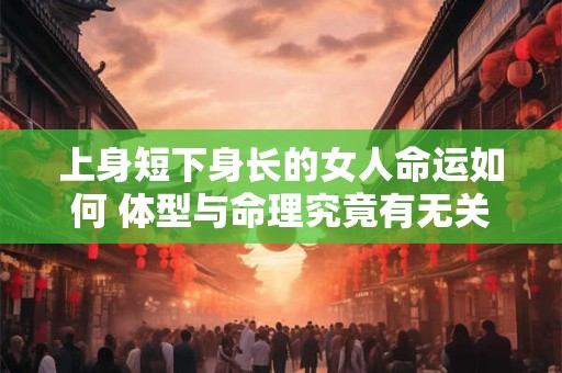 上身短下身长的女人命运如何 体型与命理究竟有无关联