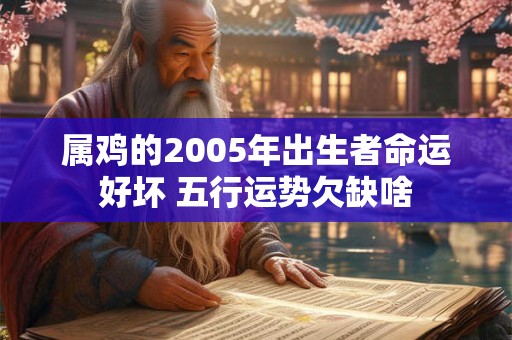 属鸡的2005年出生者命运好坏 五行运势欠缺啥