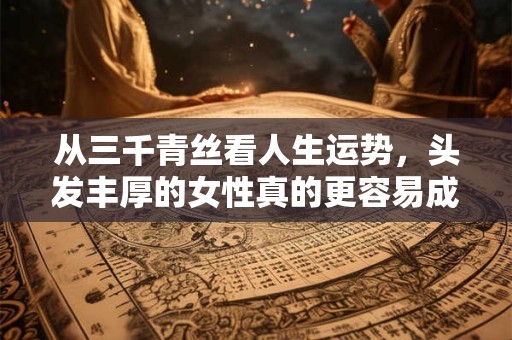 从三千青丝看人生运势，头发丰厚的女性真的更容易成功吗