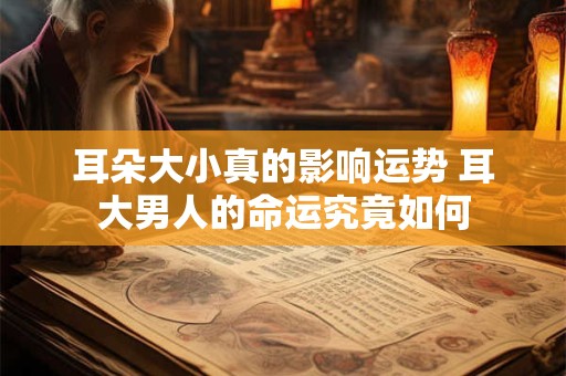 耳朵大小真的影响运势 耳大男人的命运究竟如何