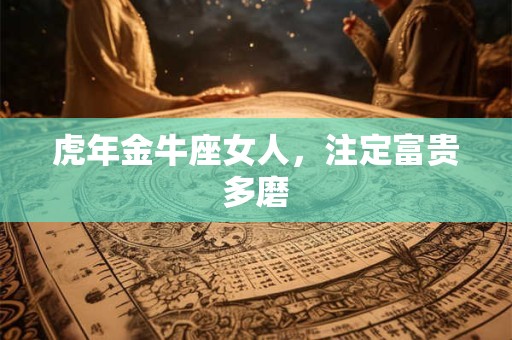 虎年金牛座女人，注定富贵多磨