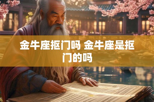 金牛座抠门吗 金牛座是抠门的吗