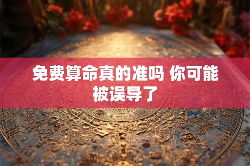 免费算命真的准吗 你可能被误导了