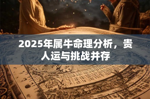 2025年属牛命理分析,贵人运与挑战并存 2025年属牛命理分析,贵人运与挑战并存