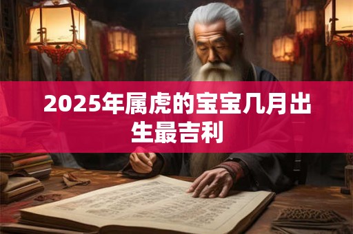 2025年属虎的宝宝几月出生最吉利