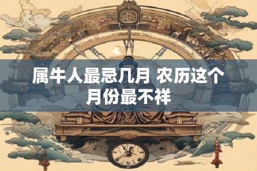 属牛人最忌几月 农历这个月份最不祥