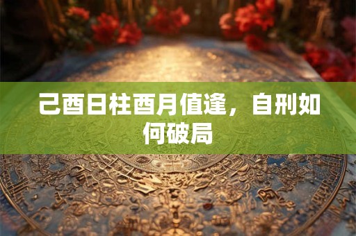己酉日柱酉月值逢，自刑如何破局