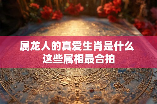 属龙人的真爱生肖是什么 这些属相最合拍