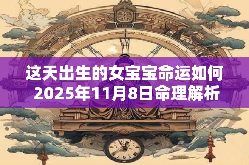这天出生的女宝宝命运如何 2025年11月8日命理解析