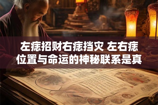 左痣招财右痣挡灾 左右痣位置与命运的神秘联系是真是假