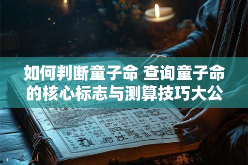 如何判断童子命 查询童子命的核心标志与测算技巧大公开