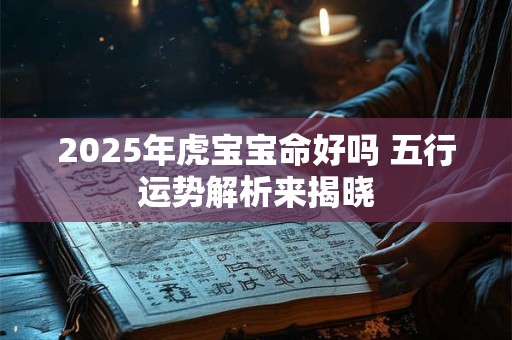 2025年虎宝宝命好吗 五行运势解析来揭晓