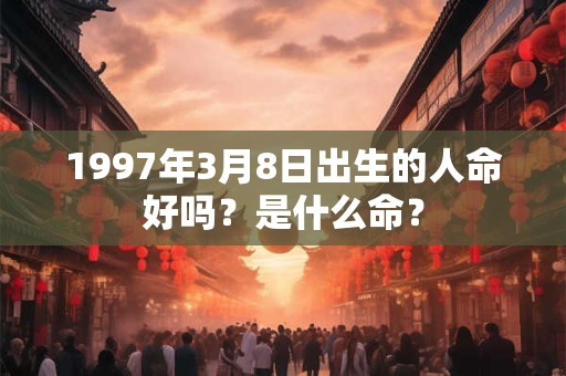 1997年3月8日出生的人命好吗？是什么命？