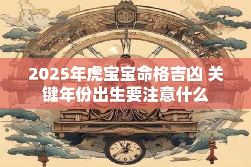 2025年虎宝宝命格吉凶 关键年份出生要注意什么