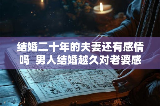 结婚二十年的夫妻还有感情吗  男人结婚越久对老婆感情深吗