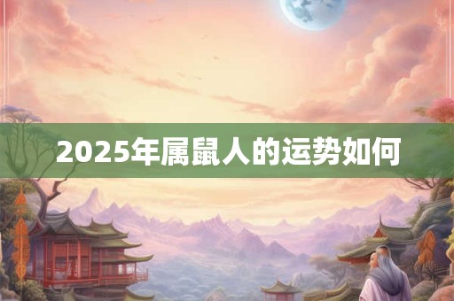 2026年属鼠人的运势如何