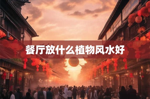 餐厅放什么植物风水好