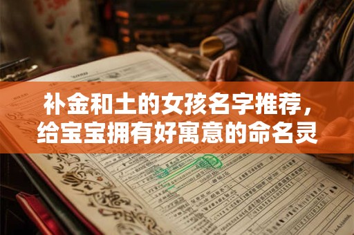 补金和土的女孩名字推荐，给宝宝拥有好寓意的命名灵感