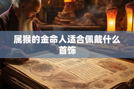 属猴的金命人适合佩戴什么首饰