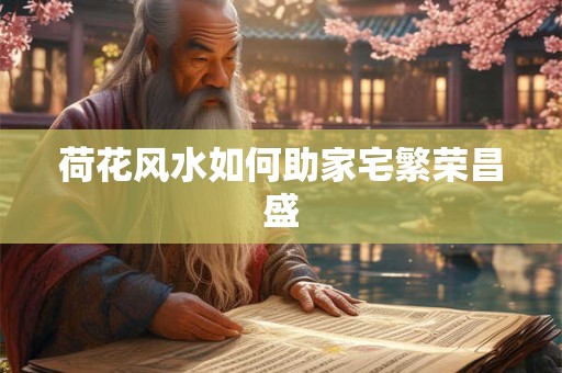 荷花风水如何助家宅繁荣昌盛