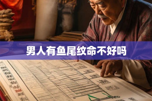 男人有鱼尾纹命不好吗