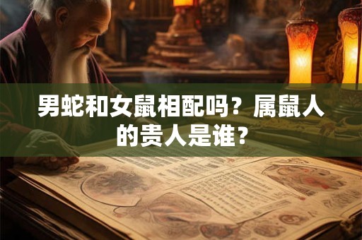 男蛇和女鼠相配吗？属鼠人的贵人是谁？