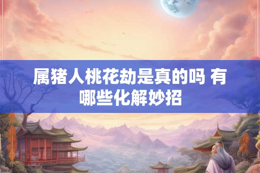属猪人桃花劫是真的吗 有哪些化解妙招
