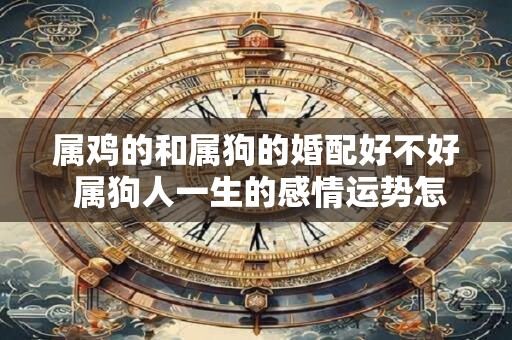 属鸡的和属狗的婚配好不好 属狗人一生的感情运势怎么样