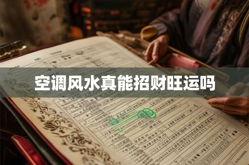 空调风水真能招财旺运吗