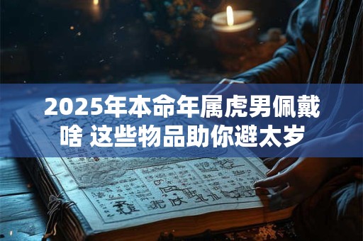 2025年本命年属虎男佩戴啥 这些物品助你避太岁