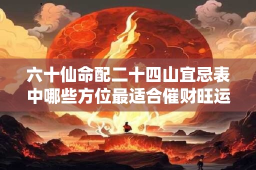 六十仙命配二十四山宜忌表中哪些方位最适合催财旺运